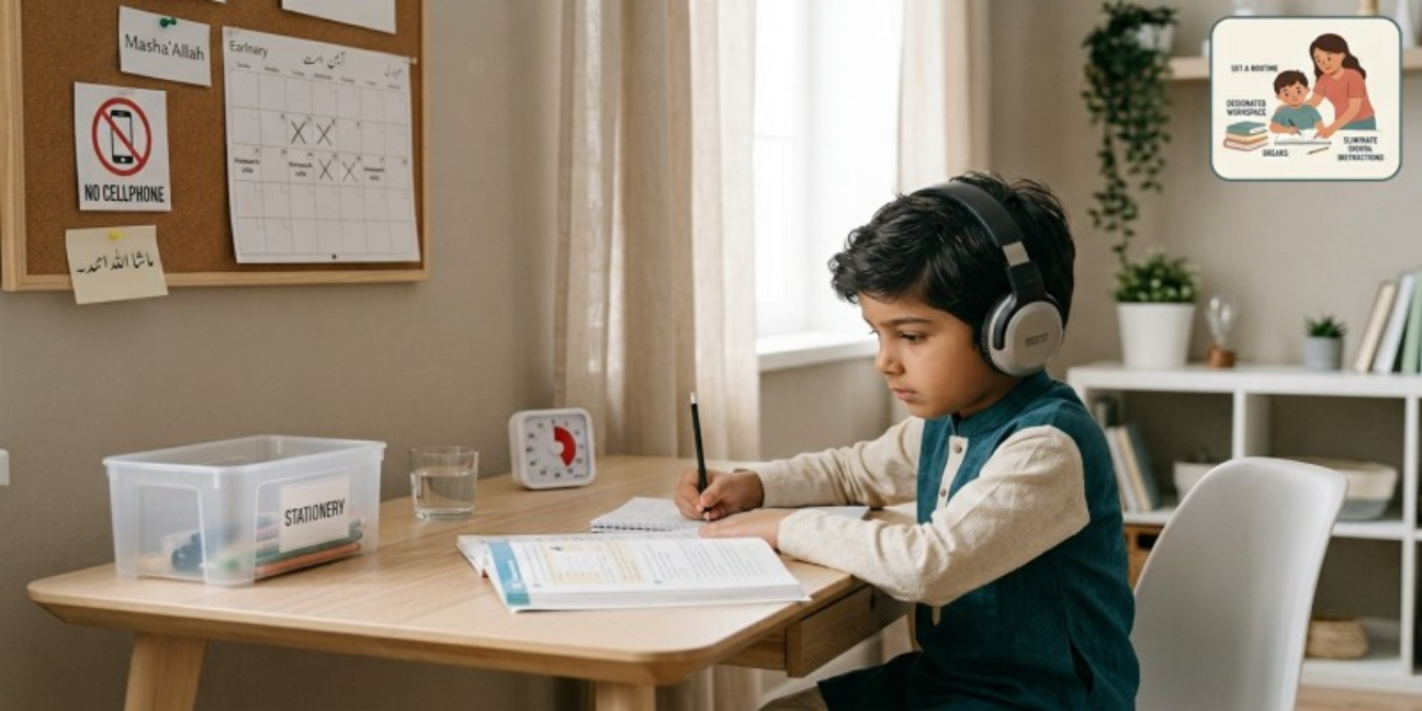 How to Help Children Focus on Homework Without Distractions